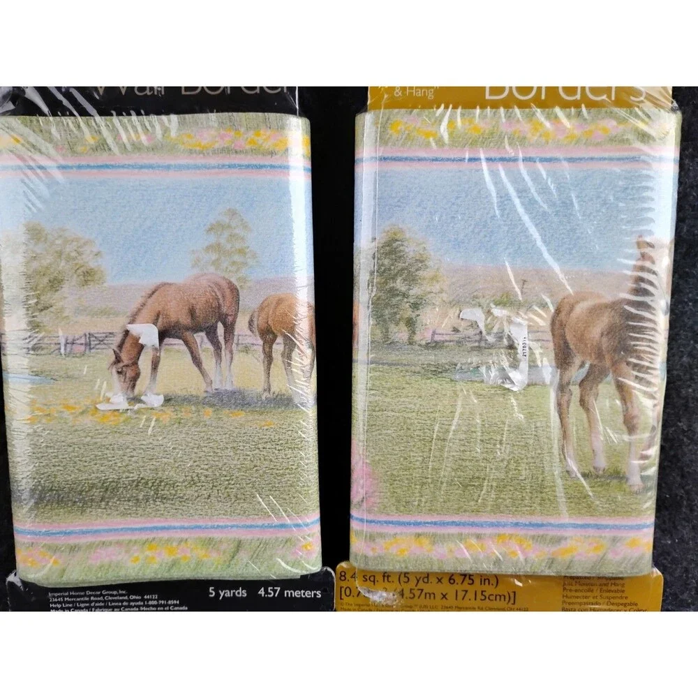 The Prairie Pony Horse Wallpaper Border Imperial 2 Pack Wall Border Horses
